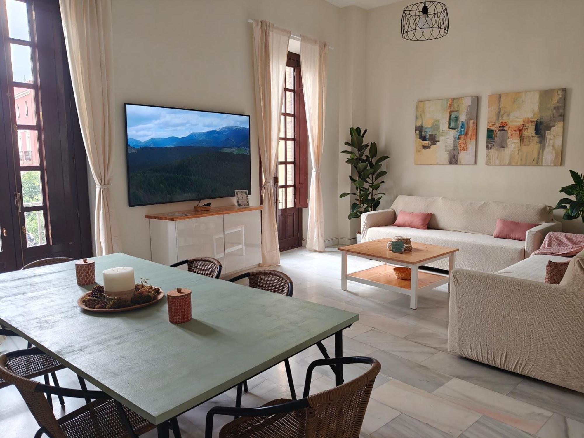 Charming Bright With Balconies On Cuesta Del Rosario